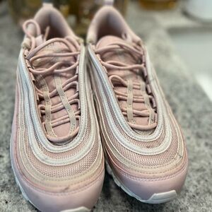 Nike Pink and Cream Athletic Shoes